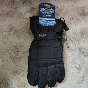 CLC 2077L Light-Duty Ski / Sports Gloves 3M Thinsulate Black LARGE